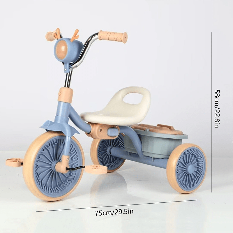 Simple Unisex Deer Pattern 's Tricycle Lightweight Bicycle