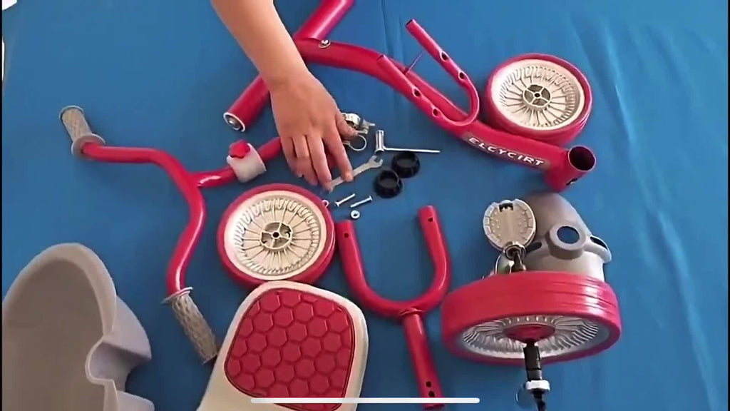 Tricycle, Anti-Tipping Design, Pedal\u002FGliding Dual Mode Free Switching, Birthday Day Gift