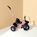 Children's Tricycle, Adjustable Push Handle, Reinforced Frame, Children's Gift