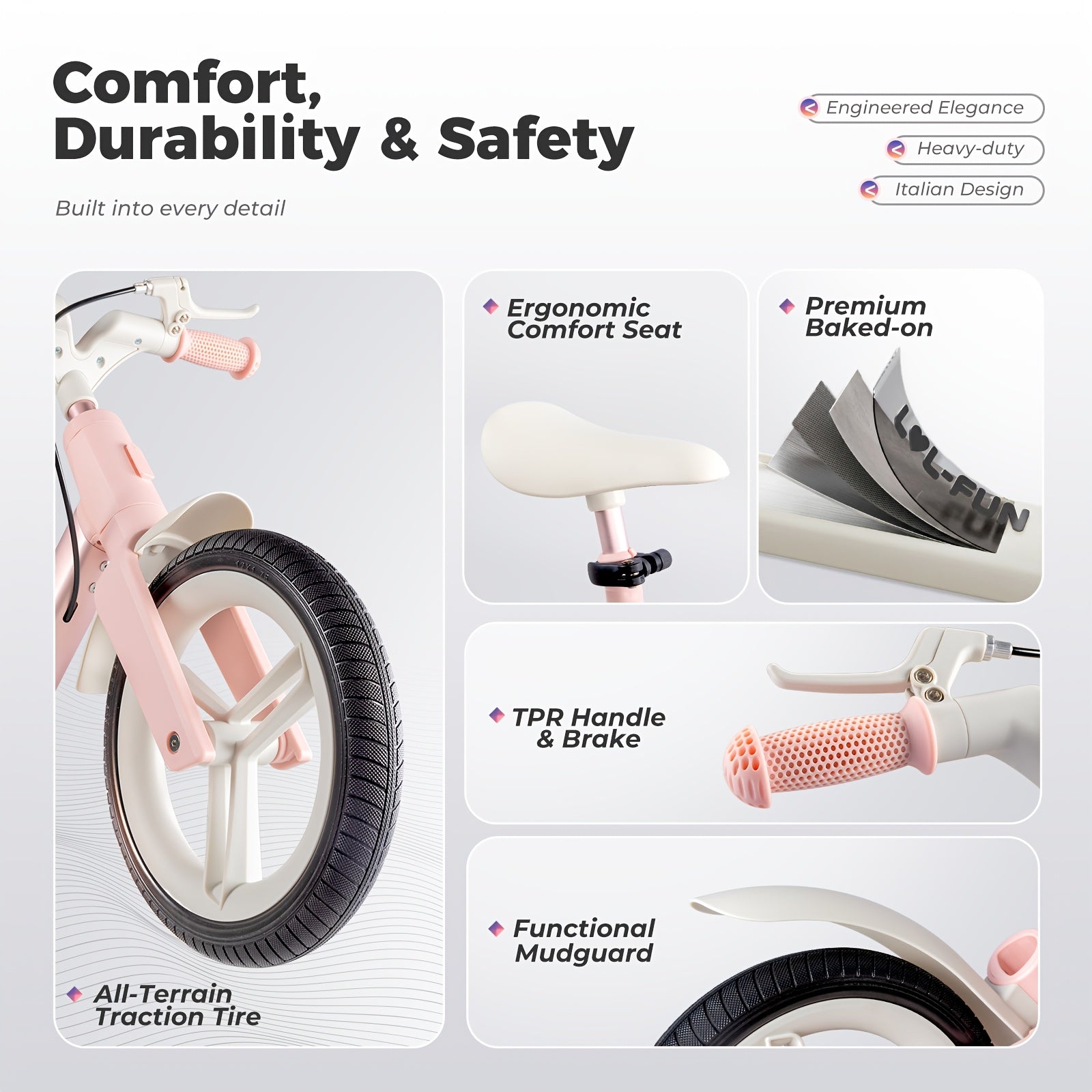 Toddler Balance Bike for Ages 2-4 with Training Wheels, a Tricycle for Children Aged 3 to 5, Perfect As a Gift, Featuring a 6-In-1 Pedal Bike with a Parent Steering Handle And a Basket